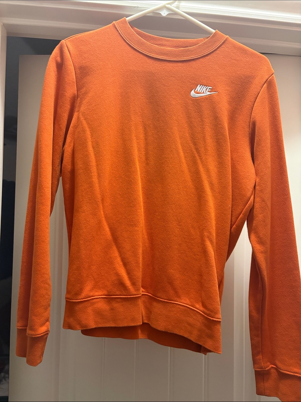 Nike Women's nike Orange Crewneck Sweatshirt